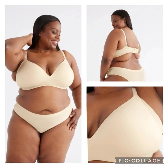 NWT KNIX WingWoman Wireless Molded Contour Comfort Bra size 8+ 40F, 42E/F - Picture 1 of 12